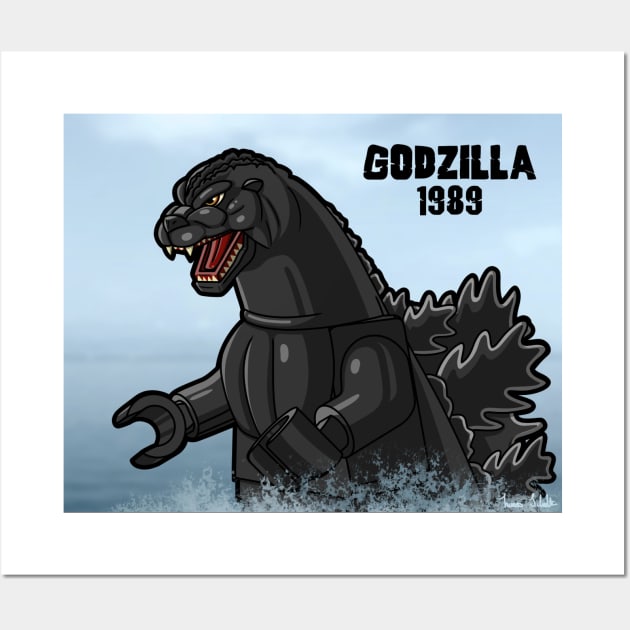 LEGO Godzilla 1989 Wall Art by schultzstudio